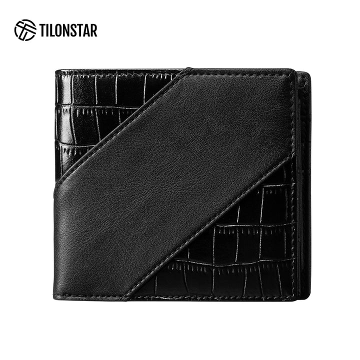 TVW131 - Leather Wallet With Zipper Coin Pocket,TILONSTAR