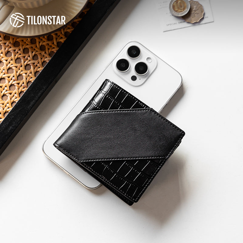 TVW131 - Leather Wallet With Zipper Coin Pocket,TILONSTAR
