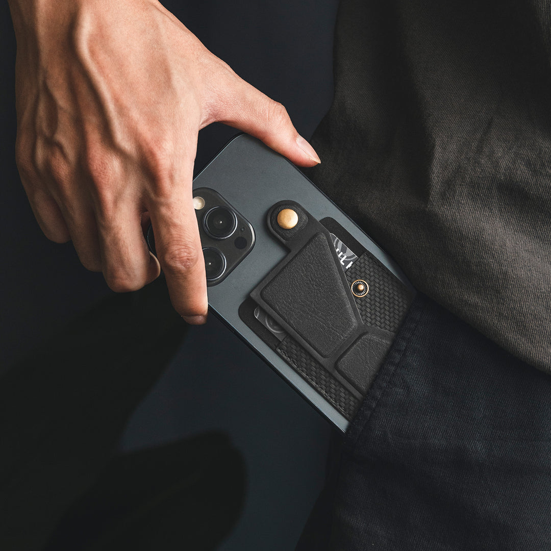 TMP111 - Multi-function Phone Back Card Holder Sticker with Magnetic Buckle