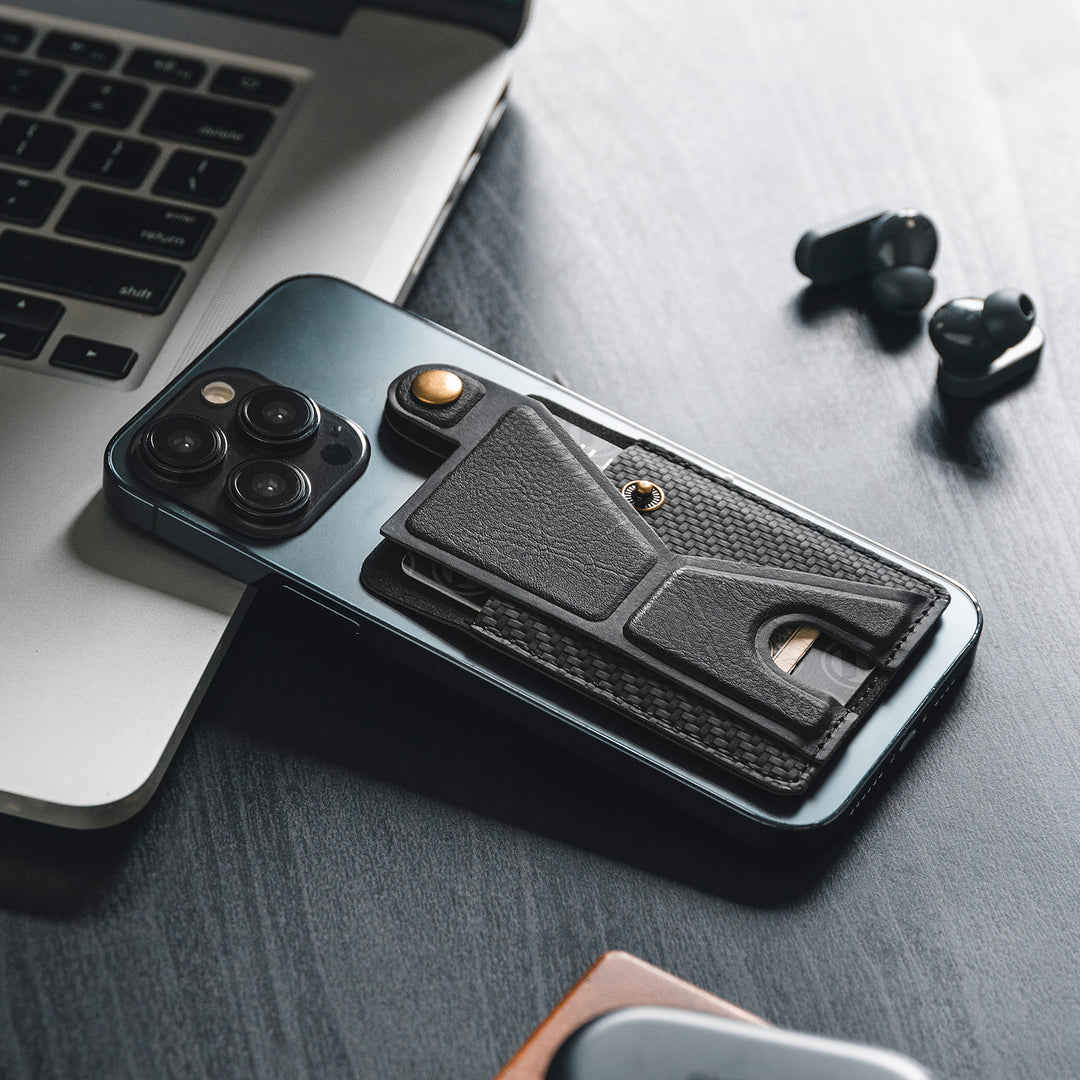 TMP111 - Multi-function Phone Back Card Holder Sticker with Magnetic Buckle