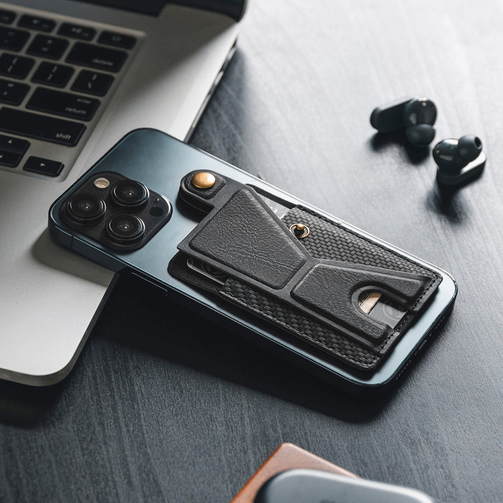 TMP111 - Multi-function Phone Back Card Holder Sticker with Magnetic Buckle