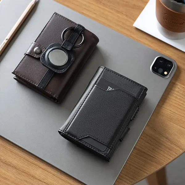 TILONSTAR AirTag wallet with secure tracker holder and RFID protection
