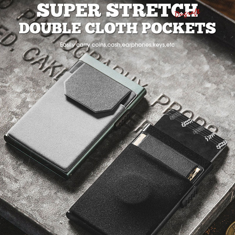 TVC327 - Pop Up Wallet Credit Card Holder With Cloth Pockets,TILONSTAR